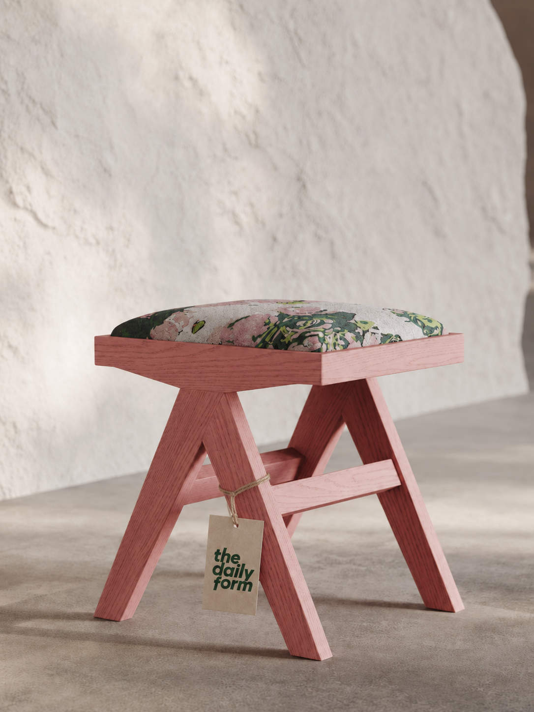 Italian Minimalist Accent Stool
