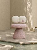 Cloud Shape Swivel Accent Stool