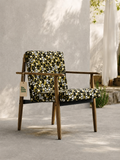 Designer Ash Wood Lounge Chair