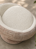 Nordic Fabric Lounge Armchair