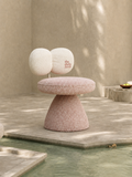 Cloud Shape Swivel Accent Stool