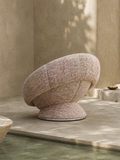 Nordic Fabric Lounge Armchair