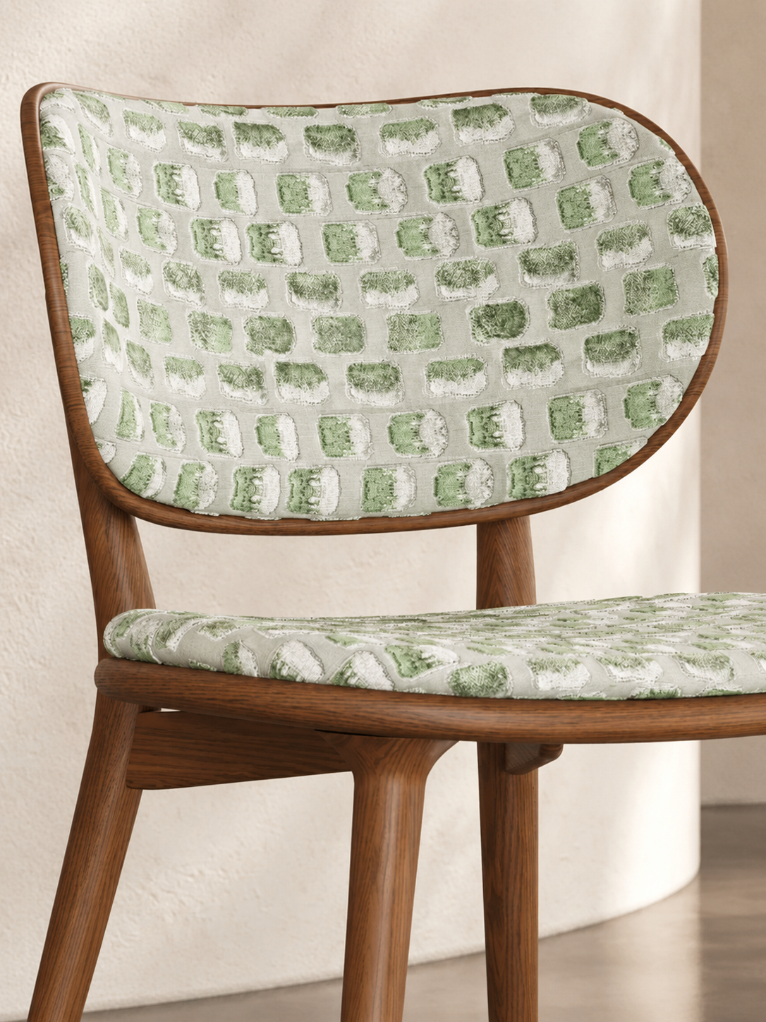 Modern Ash Wood Dining Chair