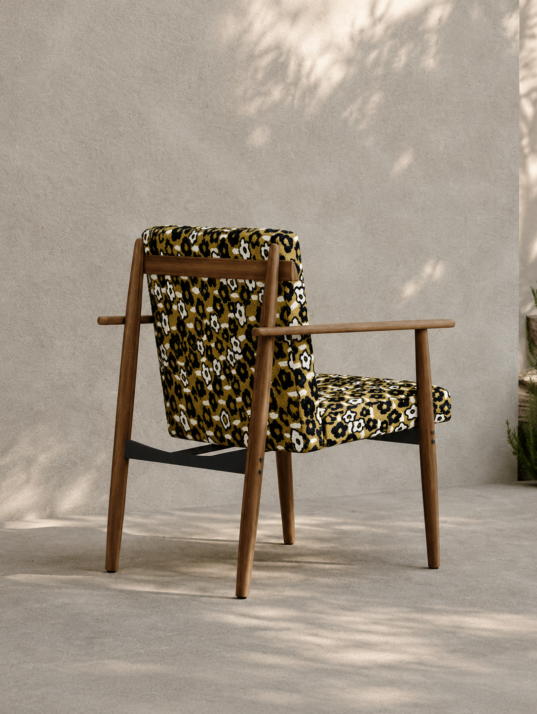 Designer Ash Wood Lounge Chair